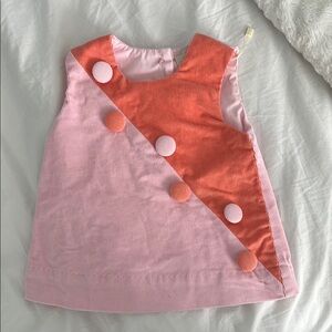 The Beaufort Bonnet Company Pink and Orange A-Line Dress